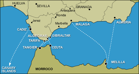 ferries from spain to morocco