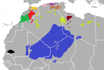 Berber Languages Map