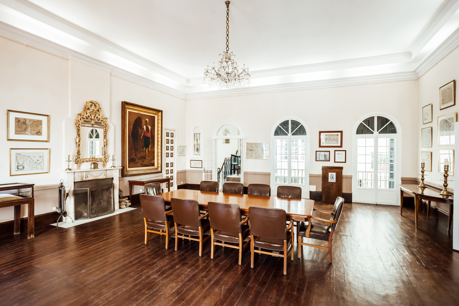 Interior room of the Tangier American Legation
