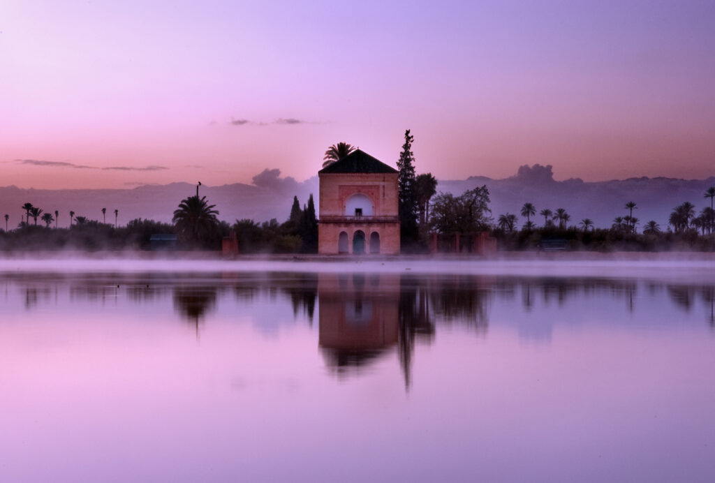 sunset at menara garden